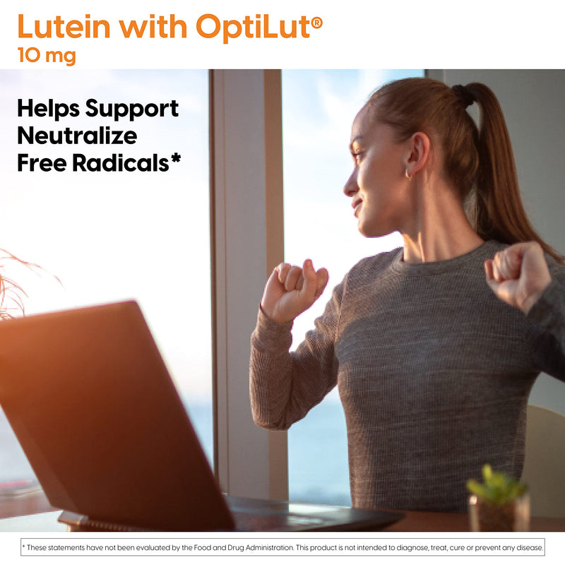 [Australia] - Doctor's Best Lutein with OptiLut Non-GMO, Vegan, Gluten Free, Soy Free, Eye Health, 20 mg, 120 Veggie Caps 