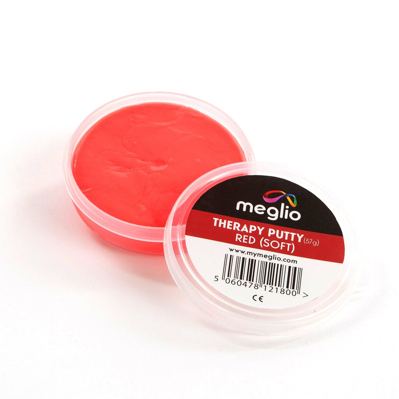 [Australia] - Meglio Therapy Hand Putty 57g, Clinical Grade putty for Hand Exercises, Helps Recovery and Rehabilitation, Strength Training and Stress Relief, Variable Resistances - Extra Light, Light, Medium & Firm 