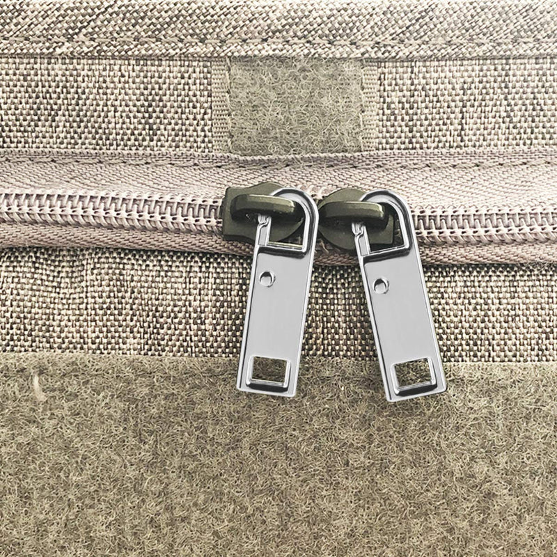[Australia] - Milisten 5pcs Zipper Pull Tabs Replacement Zip Fixer Zipper Tags Repair for Clothes Suitcase Backpack DIY Craft Silver 