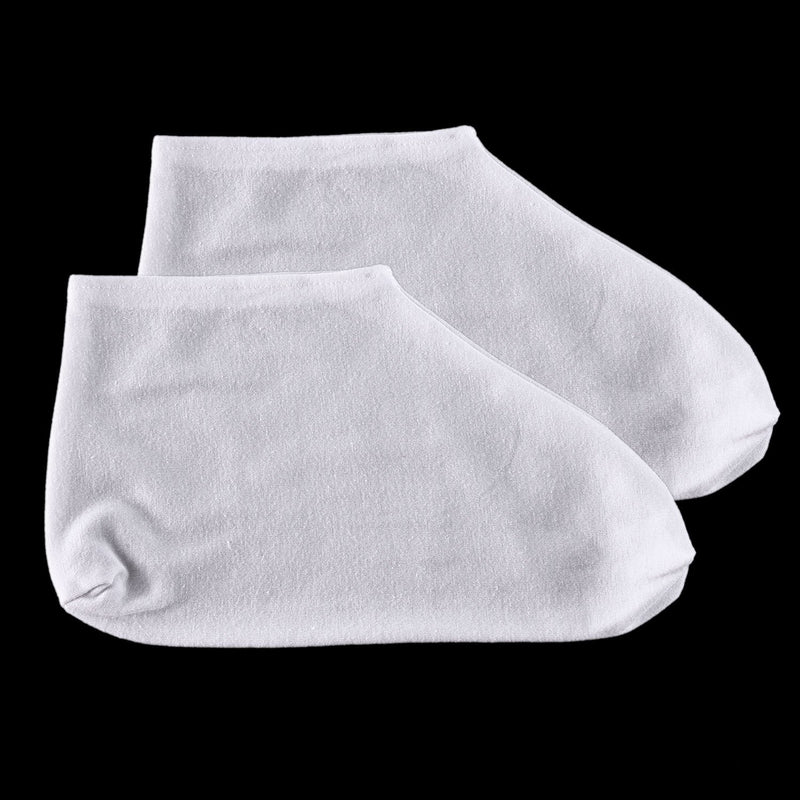 [Australia] - 6 Pairs Cotton Moisture Socks Foot Spa Socks Moisturising Socks for Dry Hard Cracked Skin, White 
