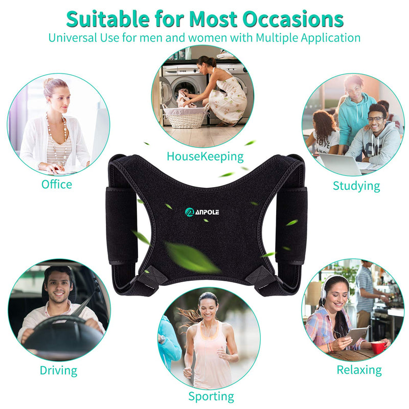 [Australia] - Posture Corrector for Men and Women, Comfortable Adjustable Upper Back Brace, Invisible Posture Back Support - Providing Pain Relief from Neck, Back and Shoulder - 2021 New 