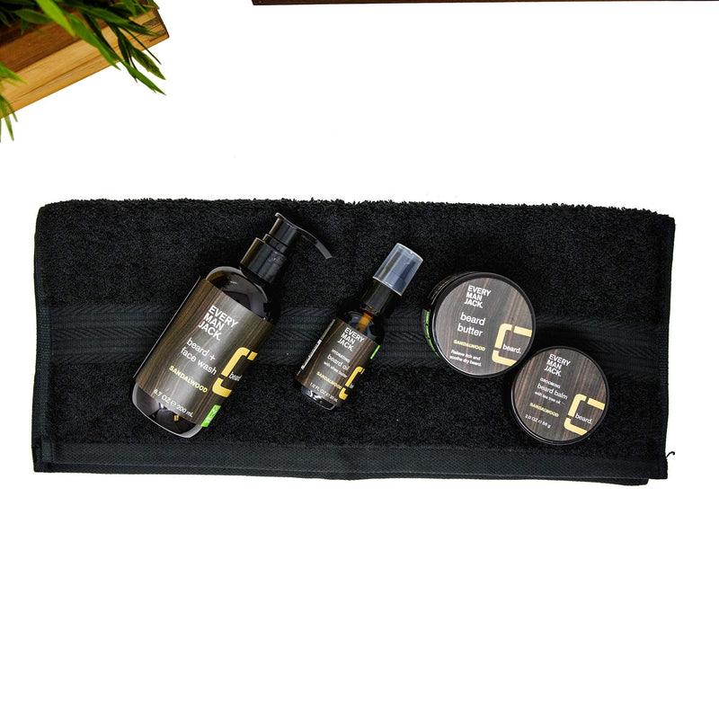 [Australia] - Every Man Jack Beard Oil - Sandalwood | 30 ml - 1 Bottle | Naturally Derived, Parabens-free, Pthalate-free, Dye-free, and Certified Cruelty Free 