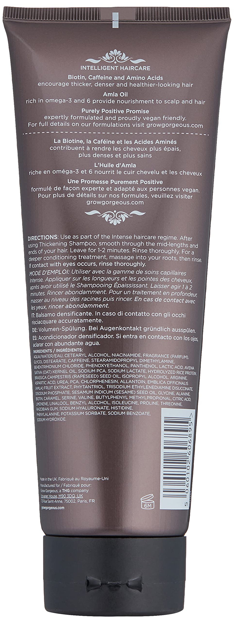 [Australia] - Grow Gorgeous Intense Thickening Hair Conditioner, 250ml 