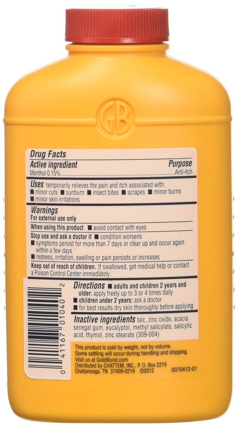 [Australia] - CHATTEM LABS 041167010402 Med Pwdr Size 4z Gold Bond Medicated Powder 4oz, White 