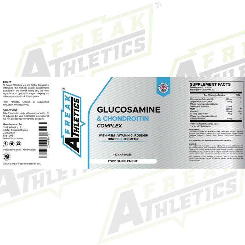 [Australia] - Glucosamine and Chondroitin High Strength Complex - with MSM, Rosehip, Ginger & Turmeric 