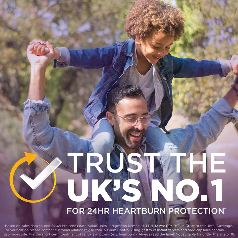 [Australia] - Nexium Control Heartburn and Acid Reflux Relief Tablets, 20mg Gastro-Resistant Esomeprazole Tablets, 7 Count 021078 7 Count (Pack of 1) 