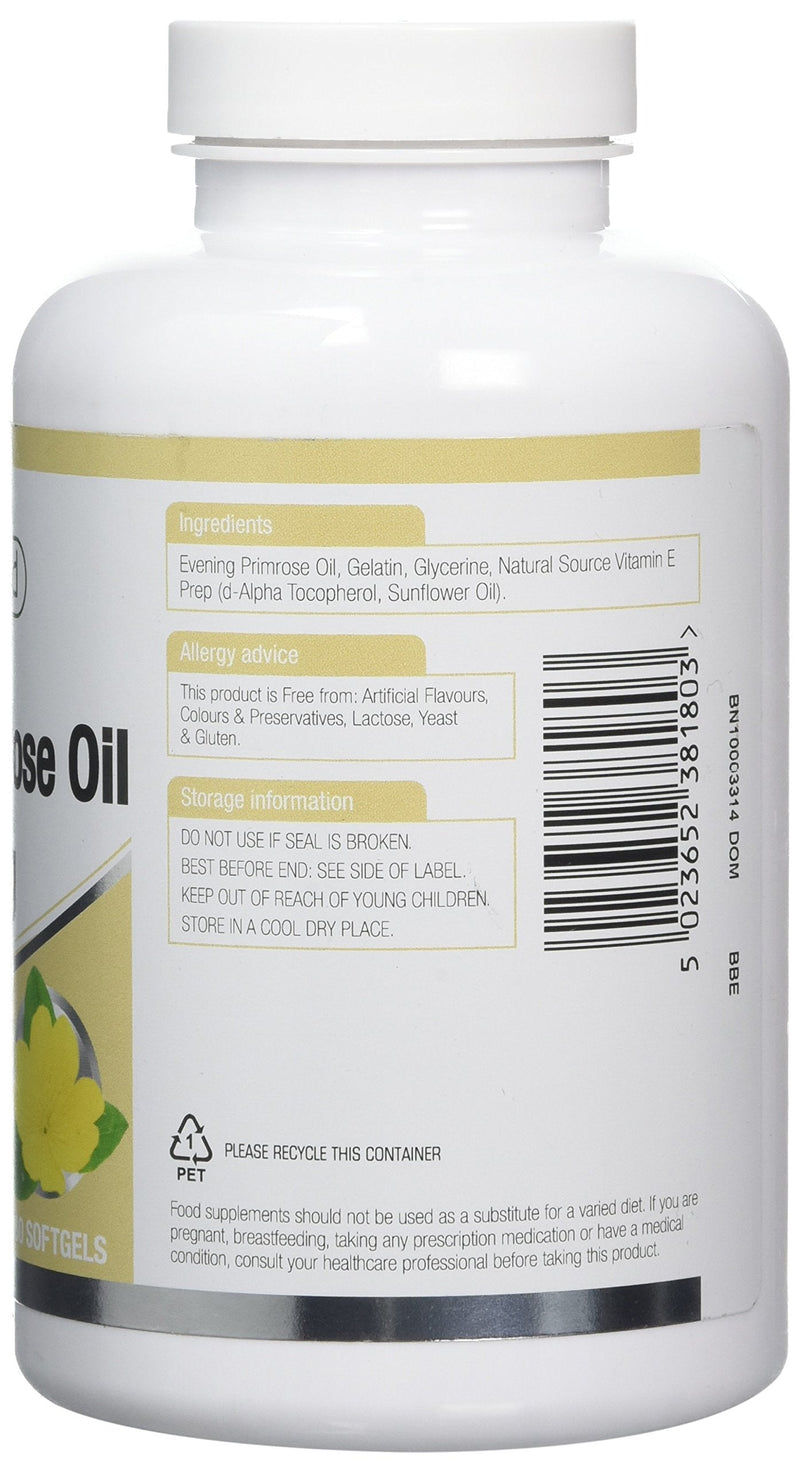 [Australia] - Natures Aid Evening Primrose Oil 1000 mg, Cold Pressed, Omega-6 GLA, 180 Softgel Capsules 