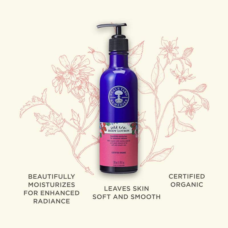 [Australia] - Neal's Yard Remedies Wild Rose Body Lotion, 200 ml 