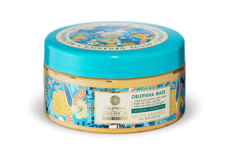 [Australia] - Natura Siberica Professional Oblepikha Deep Repair Hair Mask, Bianco, 300 millilitre 