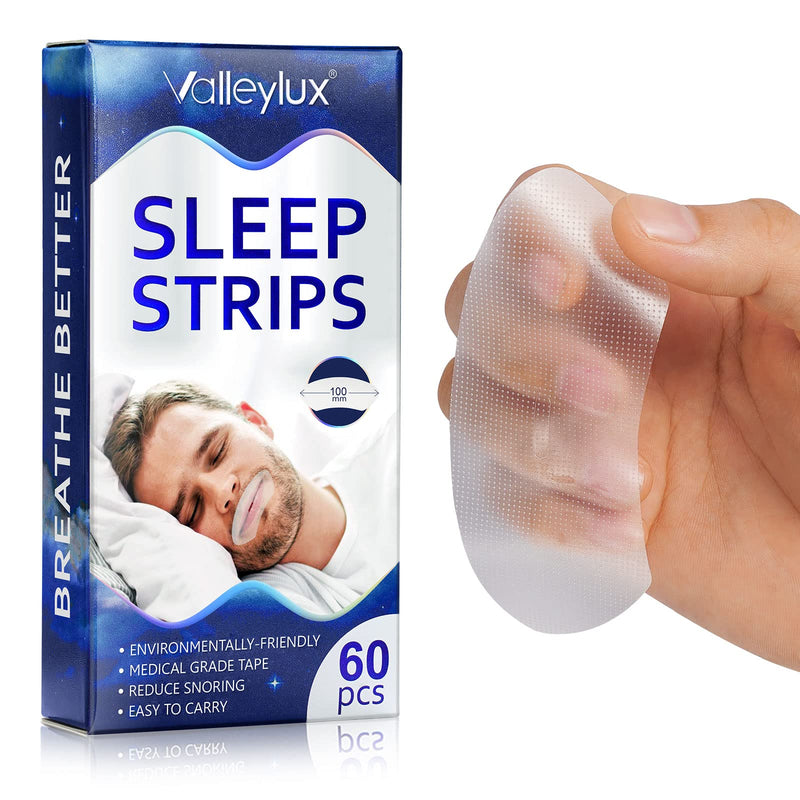 [Australia] - Mouth Tape for Sleeping-60Pcs Sleep Strips-Advanced Gentle Mouth Tape Devices Help Train Nasal Breathing,Promote Better Nighttime Sleeping 
