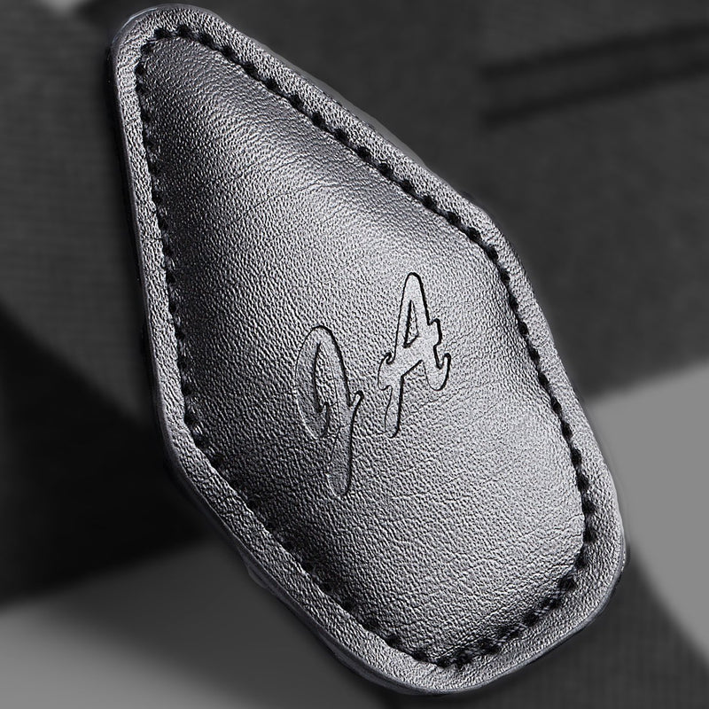 [Australia] - Jacob Alexander Men's Large Dots Y-Back Suspenders Braces Convertible Leather Ends Clips Black White 