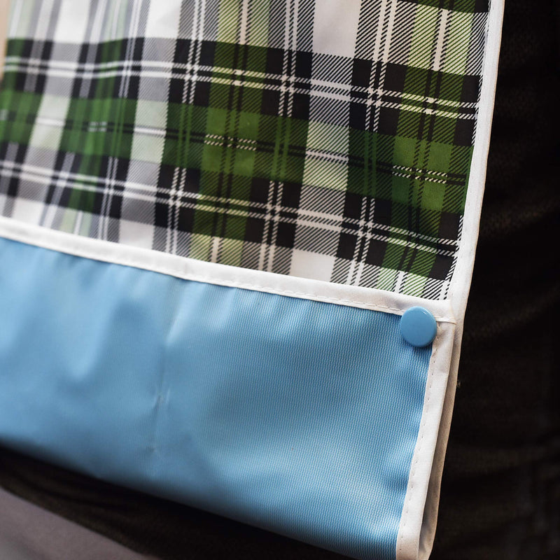 [Australia] - 3 Pack Adult Bibs with Crumb Catcher - Waterproof and Reusable Clothing Protectors for Elderly Men and Women 