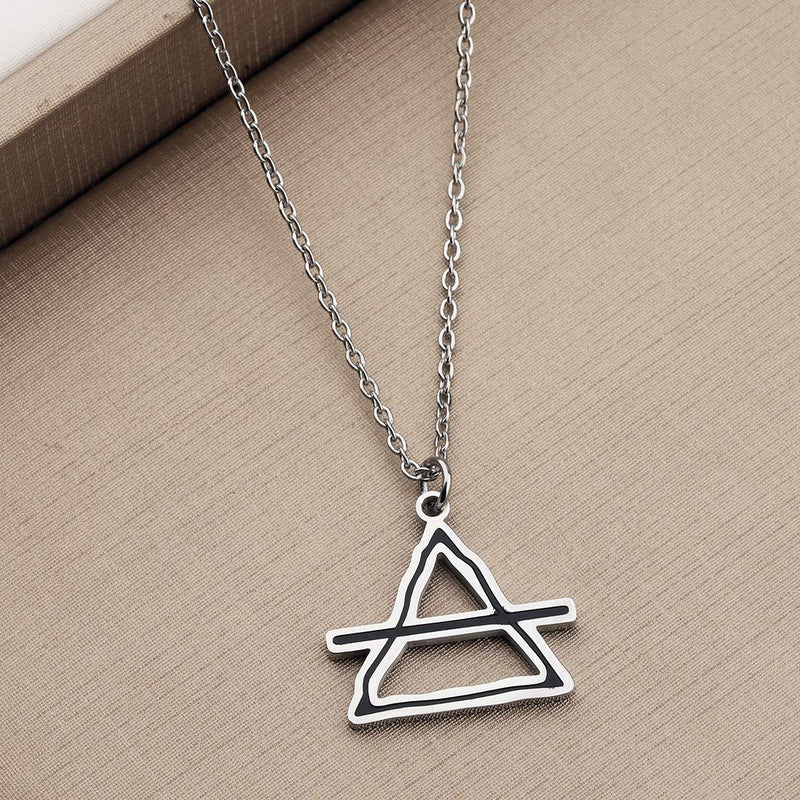 [Australia] - CENWA Alchemical Necklace Alchemy Jewelry Element Symbols Planetary Alchemical Symbols Transmutation Signs Occult Alchemy Fire Earth Water Air Symbol 