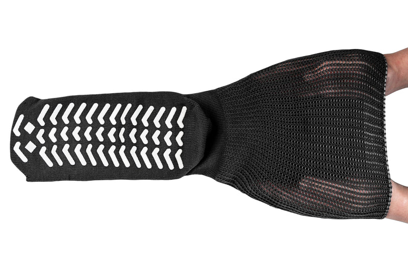 [Australia] - Diabetic Edema Socks - Oversized Anti-Slip Sock Stretches up to 30'' Over Calf for Swollen Feet Black 