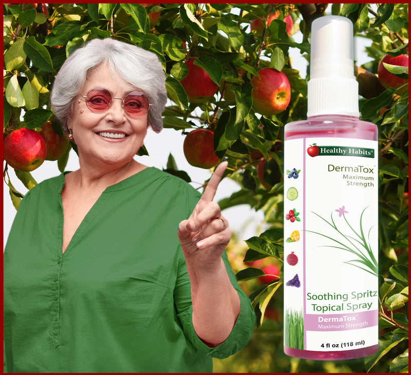 [Australia] - Healthy Habits DermaTox 4oz Soothing Spritz Topical Spray - All Natural, All Purpose, Safe and Effective Topical Spray Soothing Skin Nourishment 