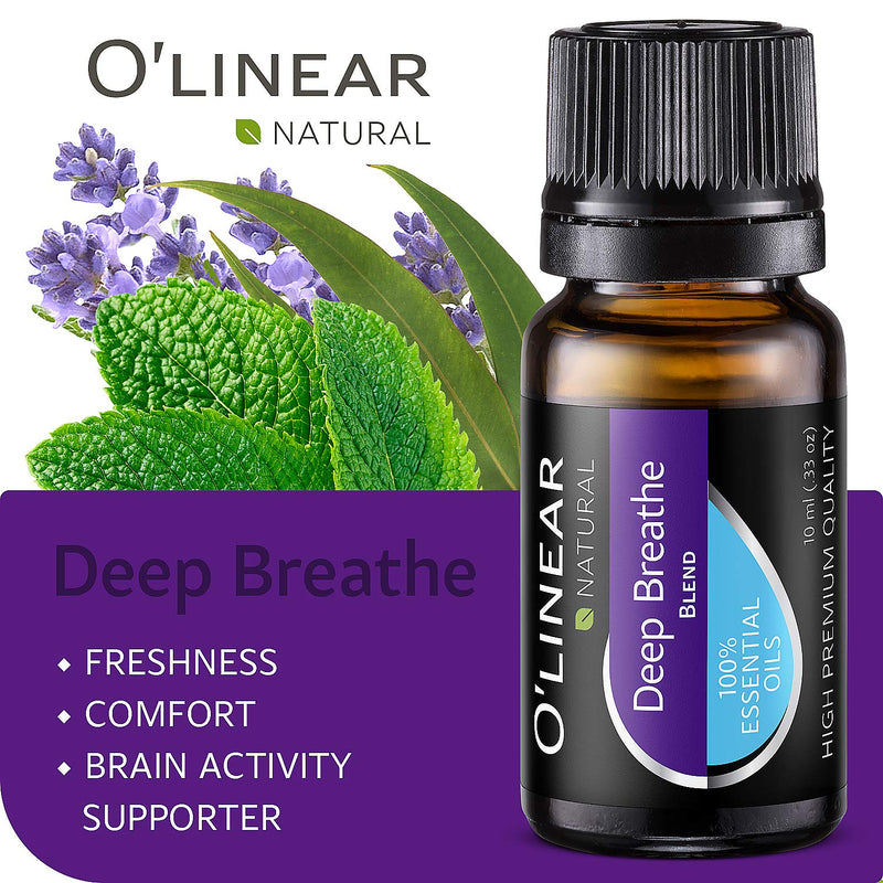 [Australia] - Top 6 Blends Essential Oils Set - Aromatherapy Diffuser Blends Oils for Sleep, Mood, Breathe, Muscle Relief, Temptation, Feel Good, Anxiety Relief 