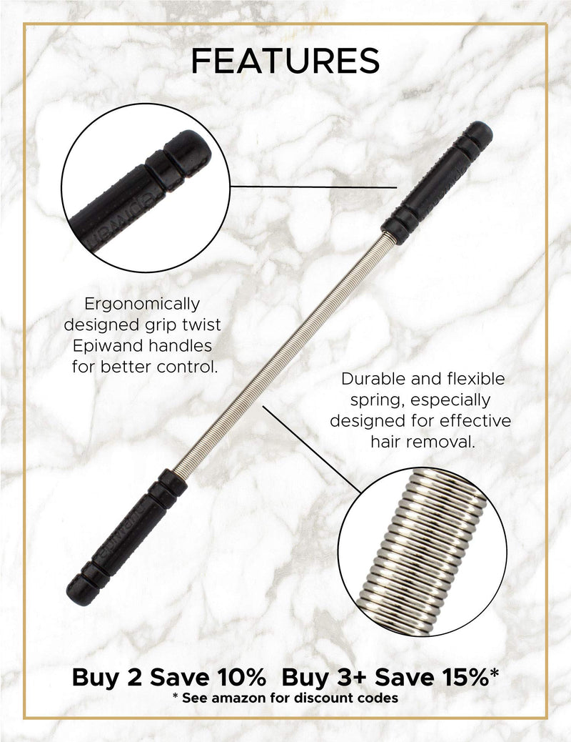 [Australia] - Epiwand Facial Hair Remover Spring Threading Tool - Our Women’s Facial Epilator Coil Removes Peach Fuzz, Chin, Cheek, Neck, Mustache and Upper Lip Hair Quickly - Includes Instructions and Gift Box 