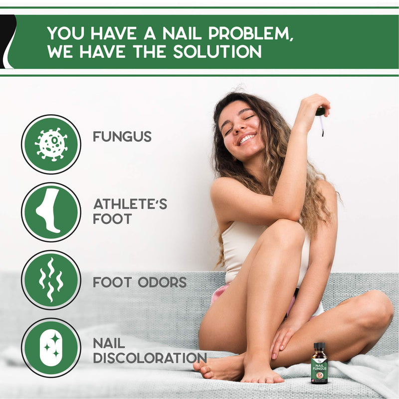 [Australia] - Foot Cure Extra Strong Nail & Toe Fungus Treatment - Made In USA, Best Nail Repair Set, Fungi Fingernail & Toenail Solution, Fix & Renew Damage Fungal Nail, Broken, Cracked & Discolored Nails, 2 Pack 