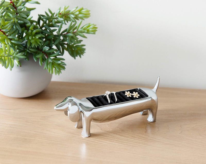 [Australia] - Umbra Dachsie Ring Holder, Chrome Dachshund 