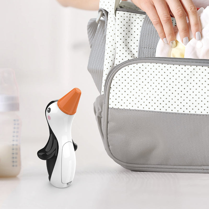 [Australia] - Pure Enrichment® ThermoBuddy™ Penguin Ear Thermometer - InstaRead™ Technology, LCD Backlit Display, 10 Memory Settings, Dual Scale Readings, Fever Alert and Cover - Ideal for Babies and Young Children 