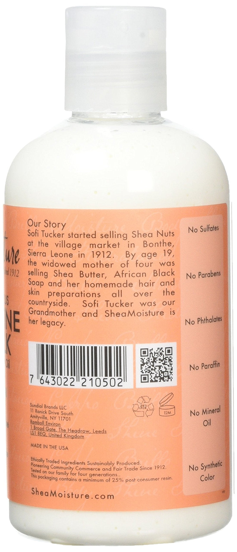 [Australia] - Shea Moisture Coconut & Hibiscus Curl and Shine Milk, with Silk Protein and Neem Oil, to Moisturise and Curl Define for Thick, Curly Hair 254 ml 254 ml (Pack of 1) 