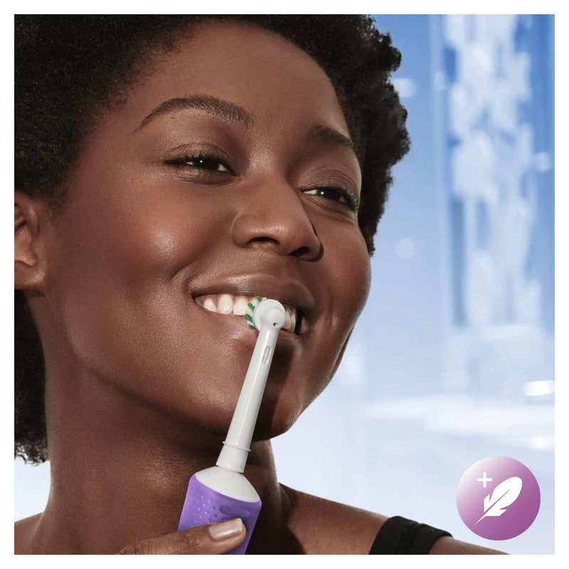 [Australia] - Oral-B Vitality Pro Electric Toothbrush, 1 Handle, 1 Toothbrush Head, 3 Brushing Modes Including Sensitive Plus + Sensitivity & Gum Calm Toothpaste, 2 Pin UK Plug, Purple New Pro Lilac Paste 