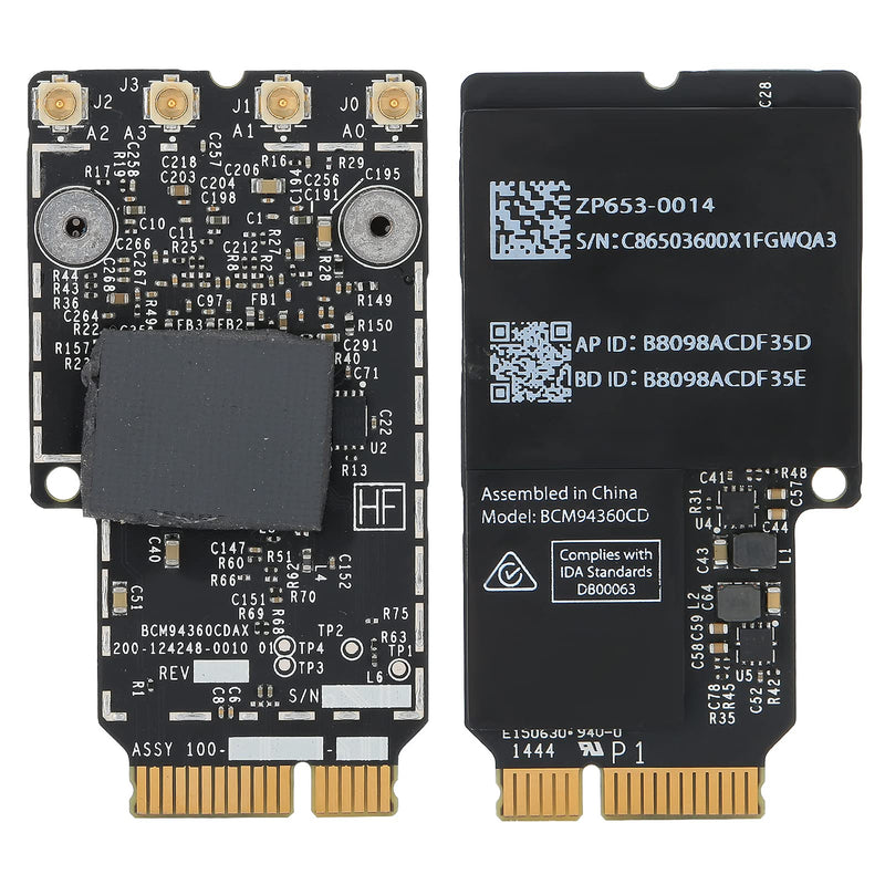 [Australia] - for BCM94360CD 802.11ac Wireless Network Card Bluetooth4.0 PCIE Mini WLAN+for Bluetooth4.0 Card Compatible with A1418 A1419 