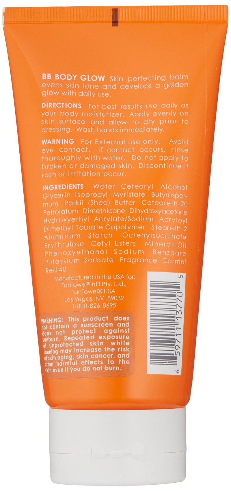 [Australia] - Tan Towel Gradual Self-Tanning Body Perfecting Cream, 5.7 Fl Oz 