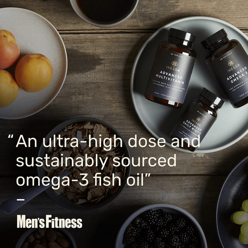 [Australia] - Omega 3 Fish Oil 1200mg (480mg EPA/360mg DHA per Capsule) High Strength, Ultra Pure, Eco Friendly 60 Capsules, 2 Months Supply. GMP & Friends of The Sea Certification 