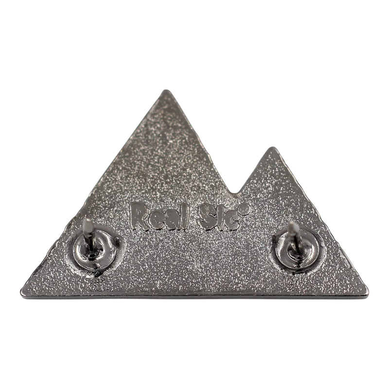 [Australia] - Real Sic Geometric Mountain Enamel Pin - Lapel Pin Series - Unisex Metal Pin for Bags, Shirts and Backpacks Orange 