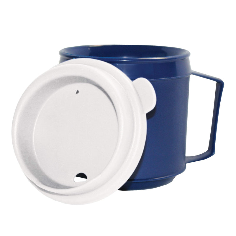 [Australia] - Rehabilitation Advantage Insulated Mug with Tumbler Lid (8oz), Blue, Non-Weighted 