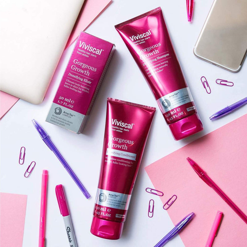 [Australia] - Viviscal Gorgeous Growth Densifying Conditioner for Thicker, Fuller Hair | Ana:Tel Proprietary Complex with Keratin, Biotin, Zinc | 8.45 Ounce 