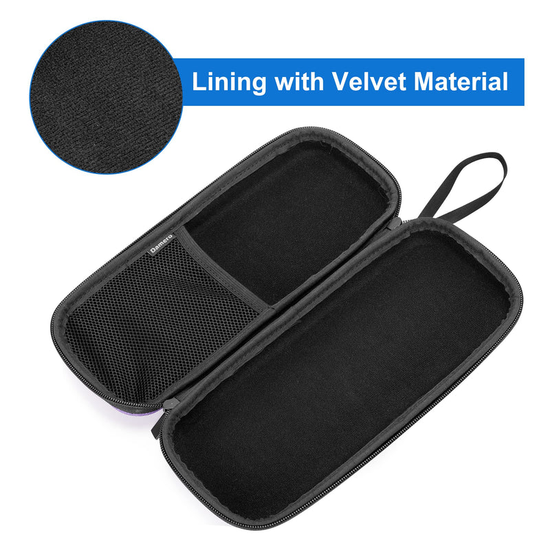 [Australia] - Damero Hard Stethoscope Case, Stethoscope Carrying Case with Extra Folding Pouch Compatible with 3M Littmann/ADC/Omron Stethoscope and Accessories, Black 