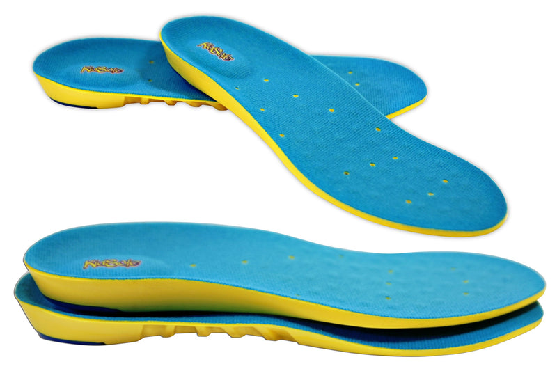 [Australia] - Children's Athletic Memory Foam Insoles for Arch Support and Comfort for Active Children ((24 cm) Kids Size 4-6) (24 CM) Kids Size 4-6 