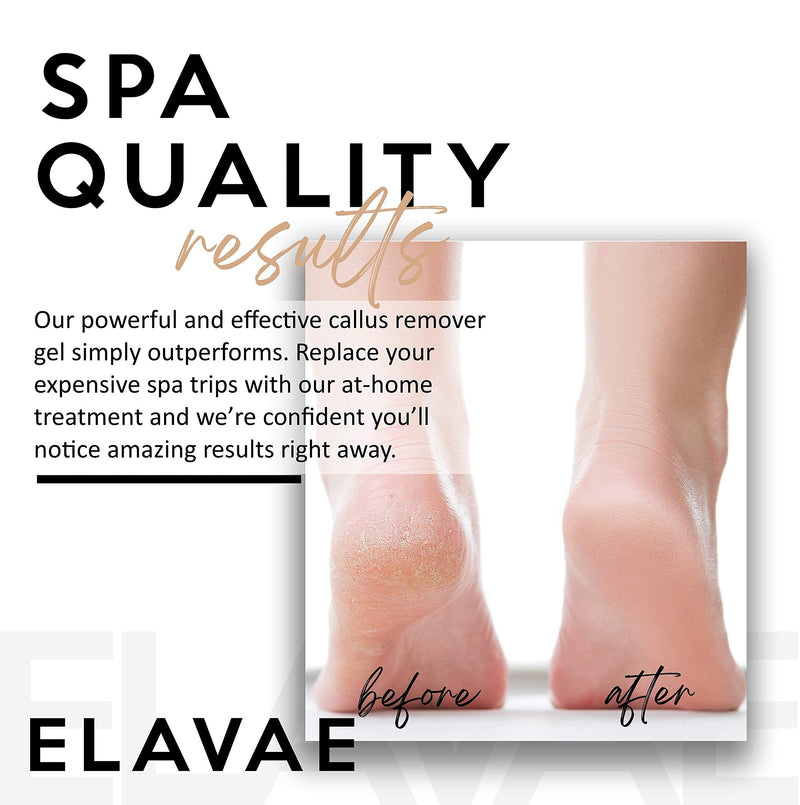 [Australia] - Elavae Callus Remover Gel Extra Strength. Works well with foot scrubber, file, pumice stone and other favorite pedicure tools. Achieve foot spa professional results in minutes! 