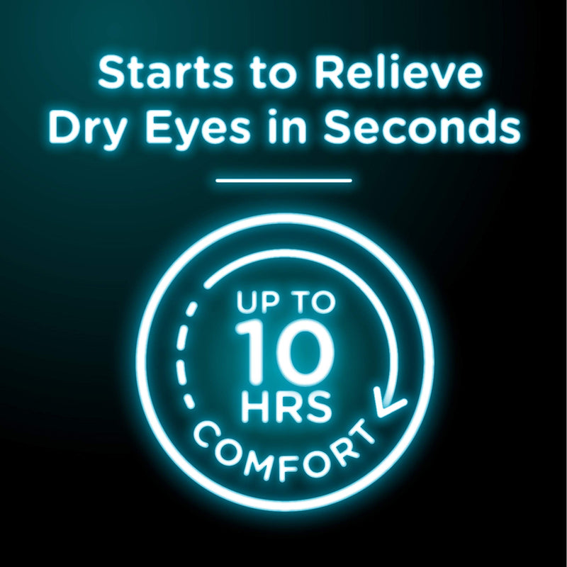 [Australia] - Visine Dry Eye Relief All Day Comfort Lubricant Eye Drops for Up to 10 Hours of Comfort, Dry Eye Drops with Polyethylene Glycol, 0.5 fl. oz Comfort and relief 