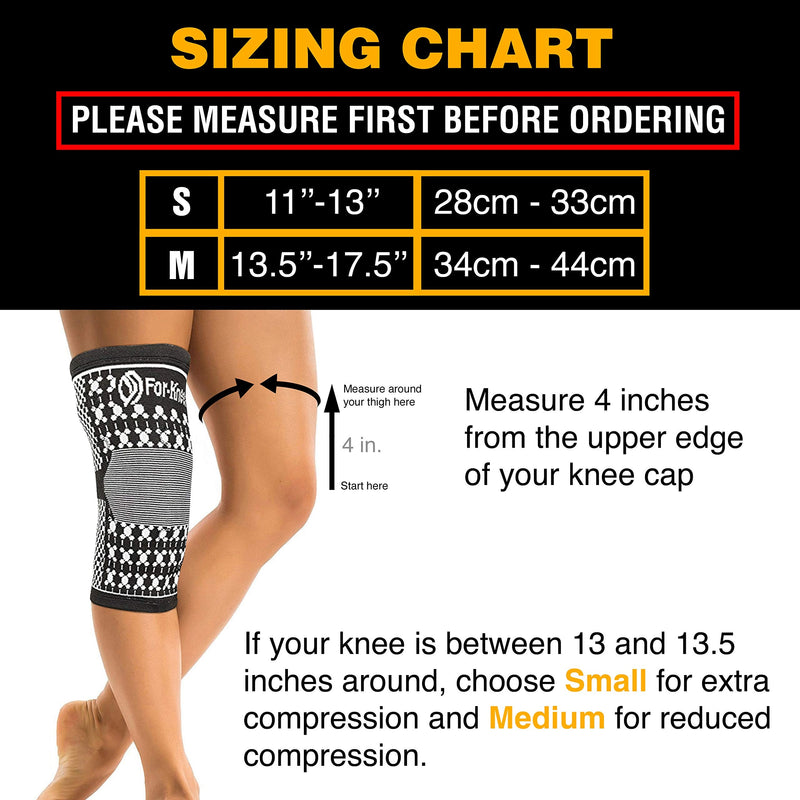 [Australia] - For-Knees Magnetic Knee Compression Brace Sleeve (Large) Large 
