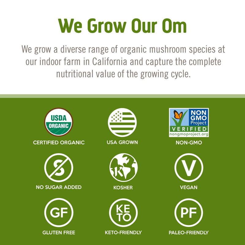 [Australia] - Om Mushroom Superfood Reishi Organic Mushroom Powder, 3.5 Ounce, 50 Servings , Adaptogen, Stress & Immune Support, Superfood Mushroom Supplement Reishi Powder 3.5 Ounce (Pack of 1) 