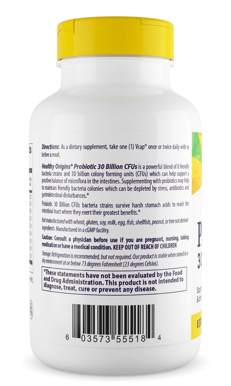 [Australia] - Healthy Origins Probiotic 30 Billion CFU's Shelf Stable, 150 Veggie Caps 150 Count (Pack of 1) 