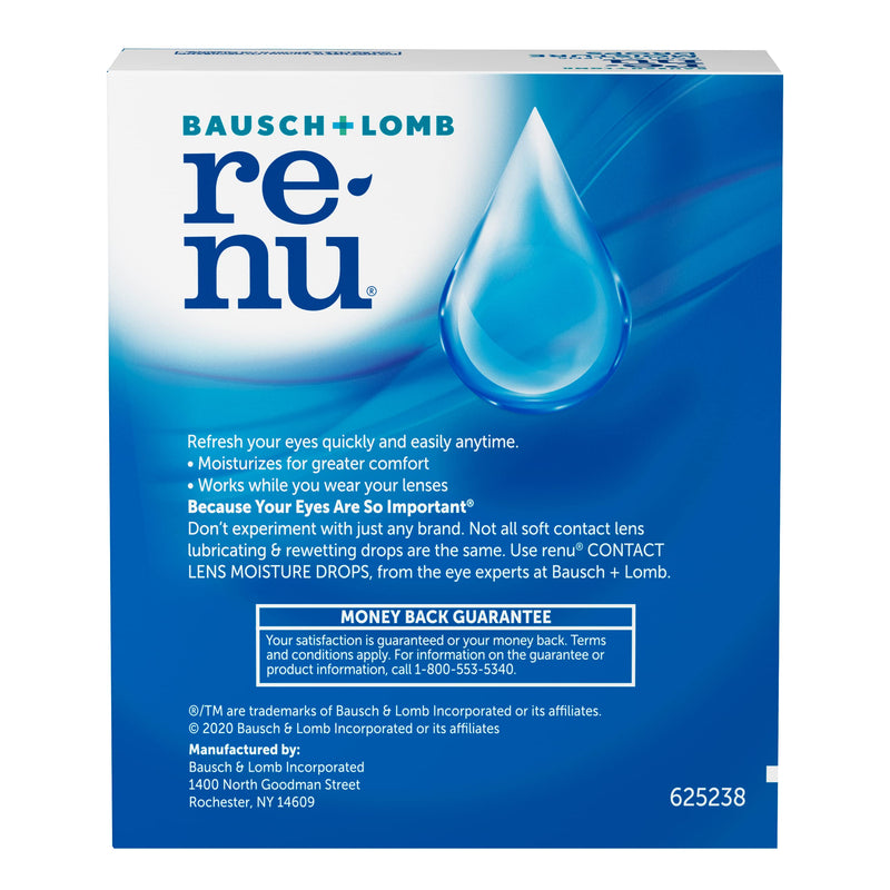 [Australia] - Bausch + Lomb ReNu MultiPlus Lubricating & Rewetting Drops, 0.27 Ounce Bottle Twinpack 0.27 Fl Oz (Pack of 2) 