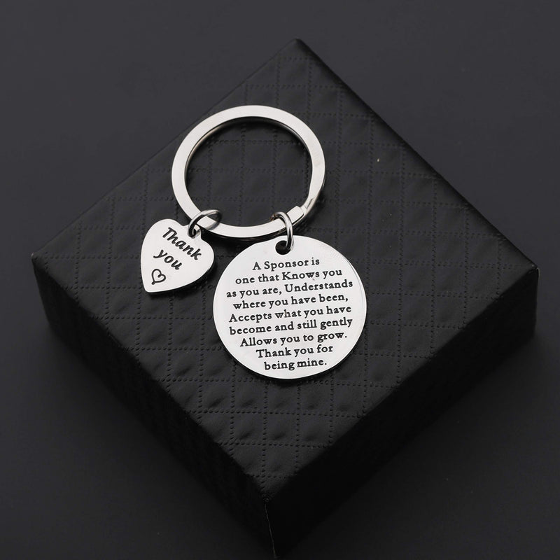 [Australia] - MAOFAED Sponsor Gift Sponsor Keychain Sponsor Appreciation Gift AA Sponsor Gift Sobriety Coach Gift NA Addiction Recovery Gift 