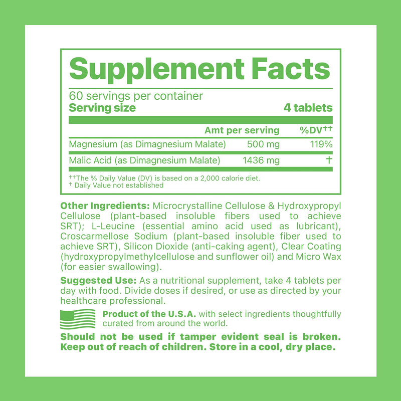 [Australia] - Jigsaw Health MAG SRT Magnesium Supplement (Mag SRT B-Free, 240 Count) Mag SRT B-Free 240 Count (Pack of 1) 