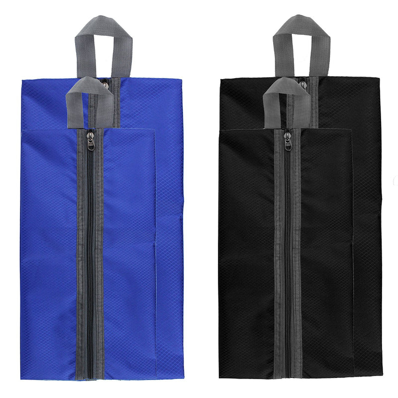 [Australia] - Zmart Travel Shoe Bags for Women Portable Waterproof Storage Bag Pack Blue-4pack 