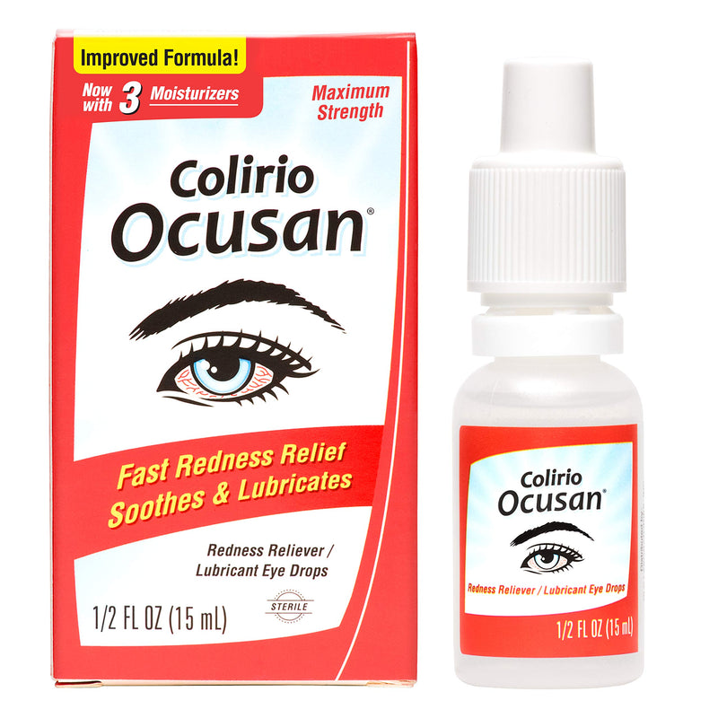 [Australia] - Ocusan Eye Drops for Red Eyes - Eye Whitener Drops for Redness Relief - Soothe Red Irritated Eyes (4 Bottles) 