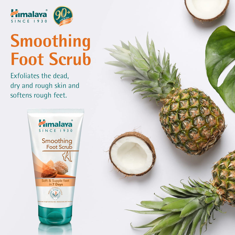 [Australia] - Himalaya Herbals Smoothing Foot Scrub with Walnut, Coconut, Pineapple and Aloe Vera- 150ml 