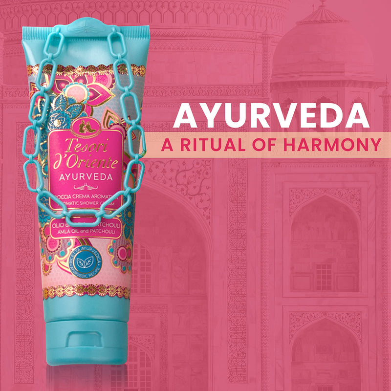 [Australia] - Tesori d'Oriente Shower Gel for Women & Men, Shower Gel Body Wash, Womens Shower Gel, Essential Ingredients for Body Wash & Skin Care - 250 Ml-8.45us Fl Oz- [Italian Import ]--(Ayurveda) Ayurveda 