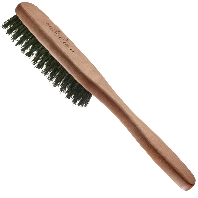 [Australia] - ZilberHaar - Long Hair & Beard Brush - Made From Stiff First Cut Boar Bristles and Pearwood - Perfect Beard Care for Men - Works with all Beard Balms and Beard Oils - 8.6 Inches Long 