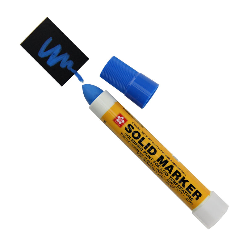 [Australia] - Sakura 46653 Blue Solidified Paint Low Temperature Solid Marker, -40 to 212 Degree F, 13 mm Twist-Up Tip 