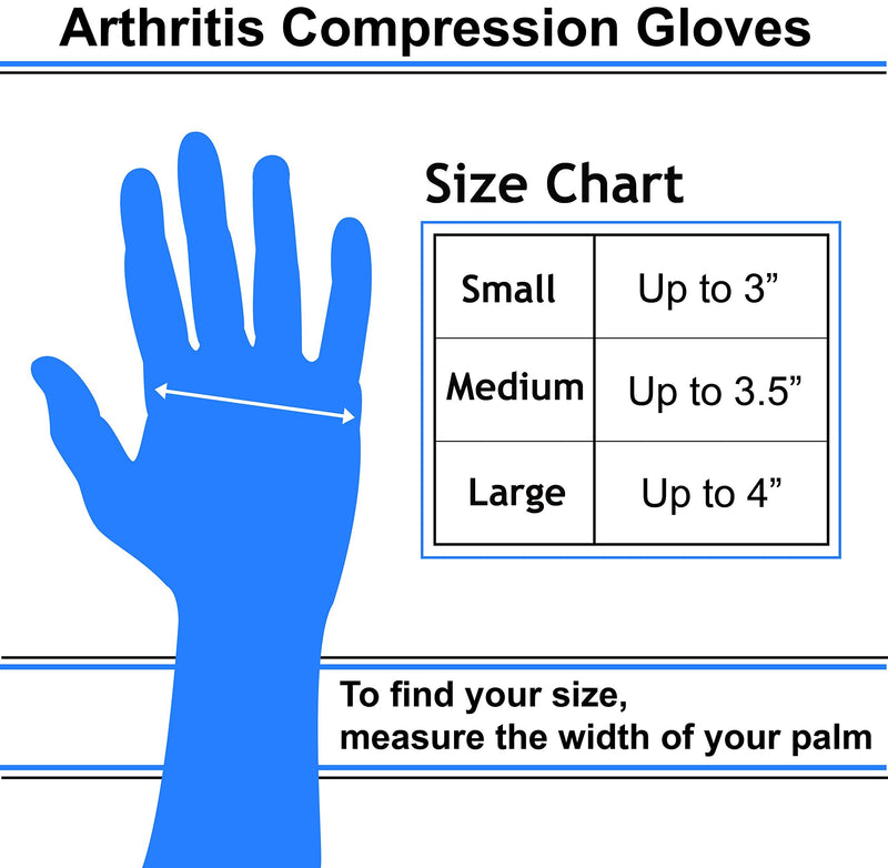 [Australia] - Arthritis Compression Gloves (Pair) Medium 