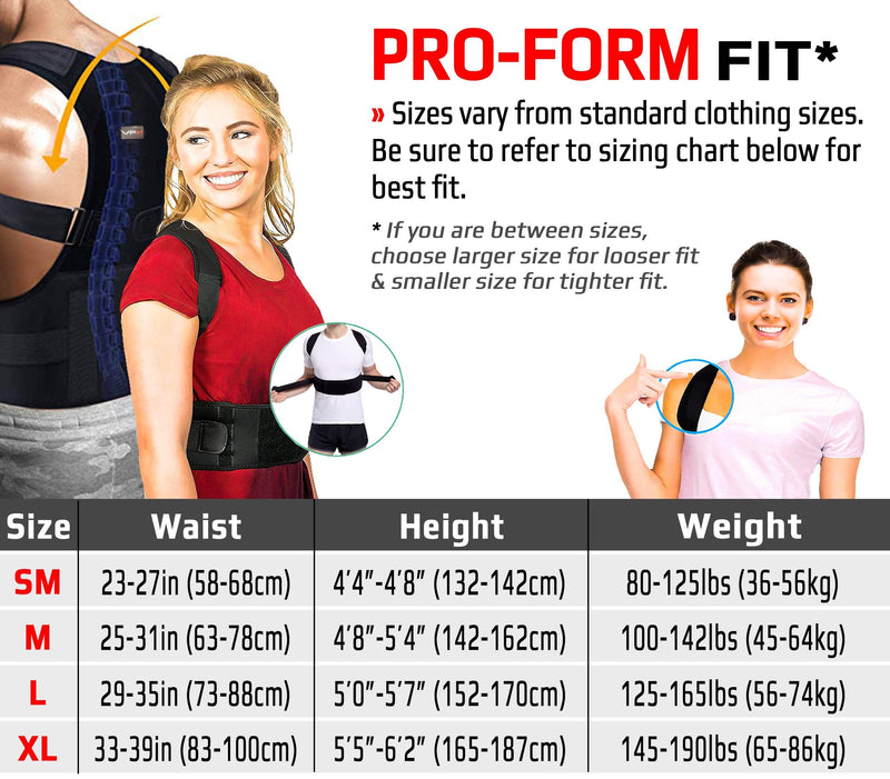 [Australia] - VPX Magnetic Posture Corrector Men & Women | Fully Adjustable Padded Back Supporter, Straightener, Trainer | All Day Pain Relief & Lumbar Support | Neck, Spine Stretcher, Shoulders Correction, Braces 